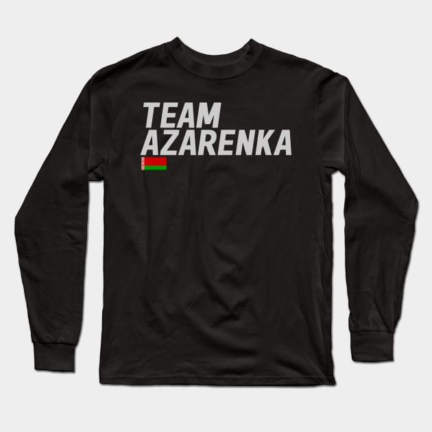 Team Azarenka Long Sleeve T-Shirt by mapreduce